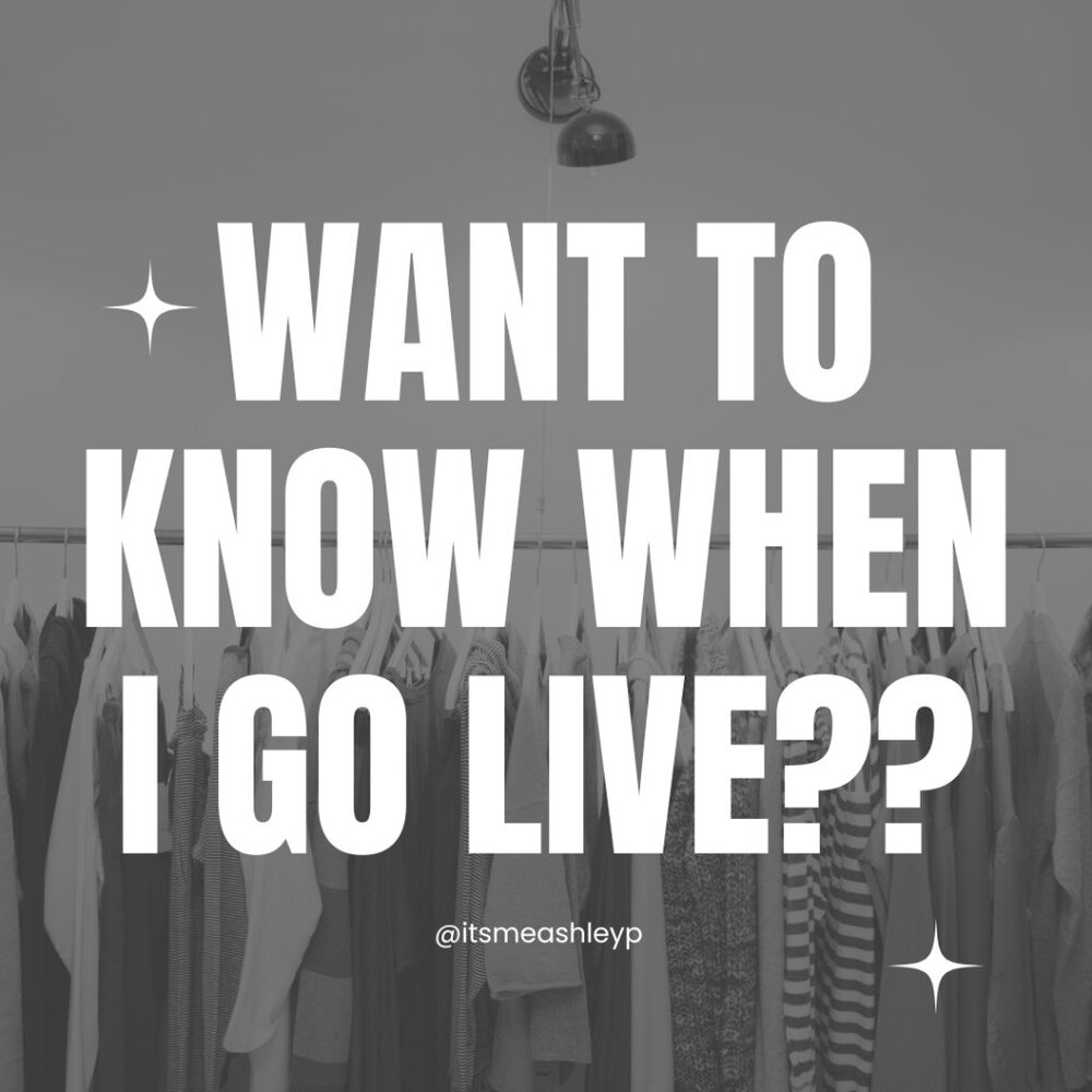 FUTURE POSH LIVE SHOW NOTIFICATION!